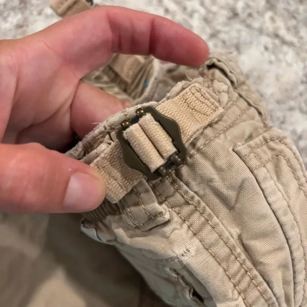The Children’s Place Baby Boys 12M Y2K Cargo Shorts Khaki Utility Retro